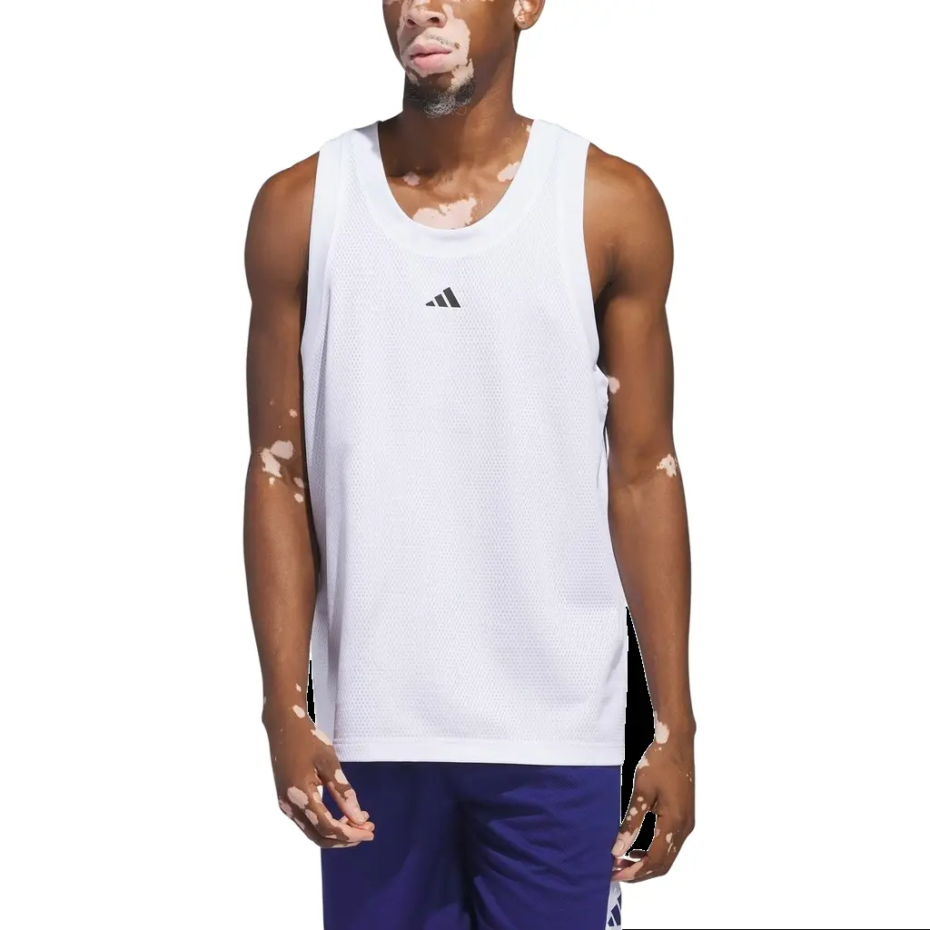 Спортивный топ adidas Basketball Legends Tank Top 'White' IX8132, белый — фото 2
