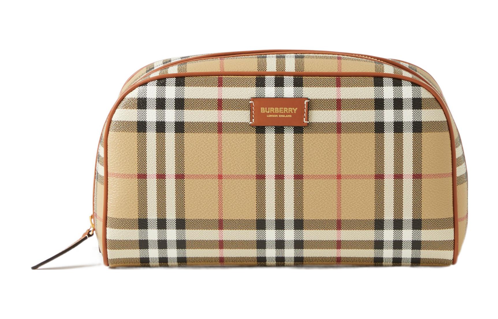 

Burberry Средний дорожный чехол архивный бежевый