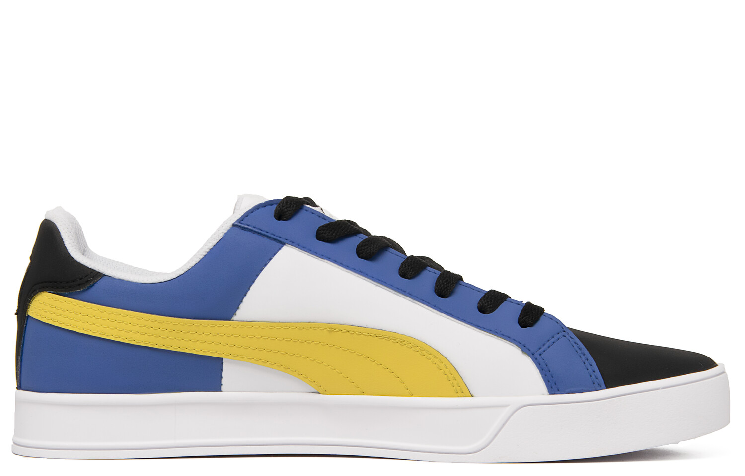 

Кроссовки Puma Smash Skateboarding Shoes Unisex Low-top Blue, Yellow, White, синий/желтый/белый