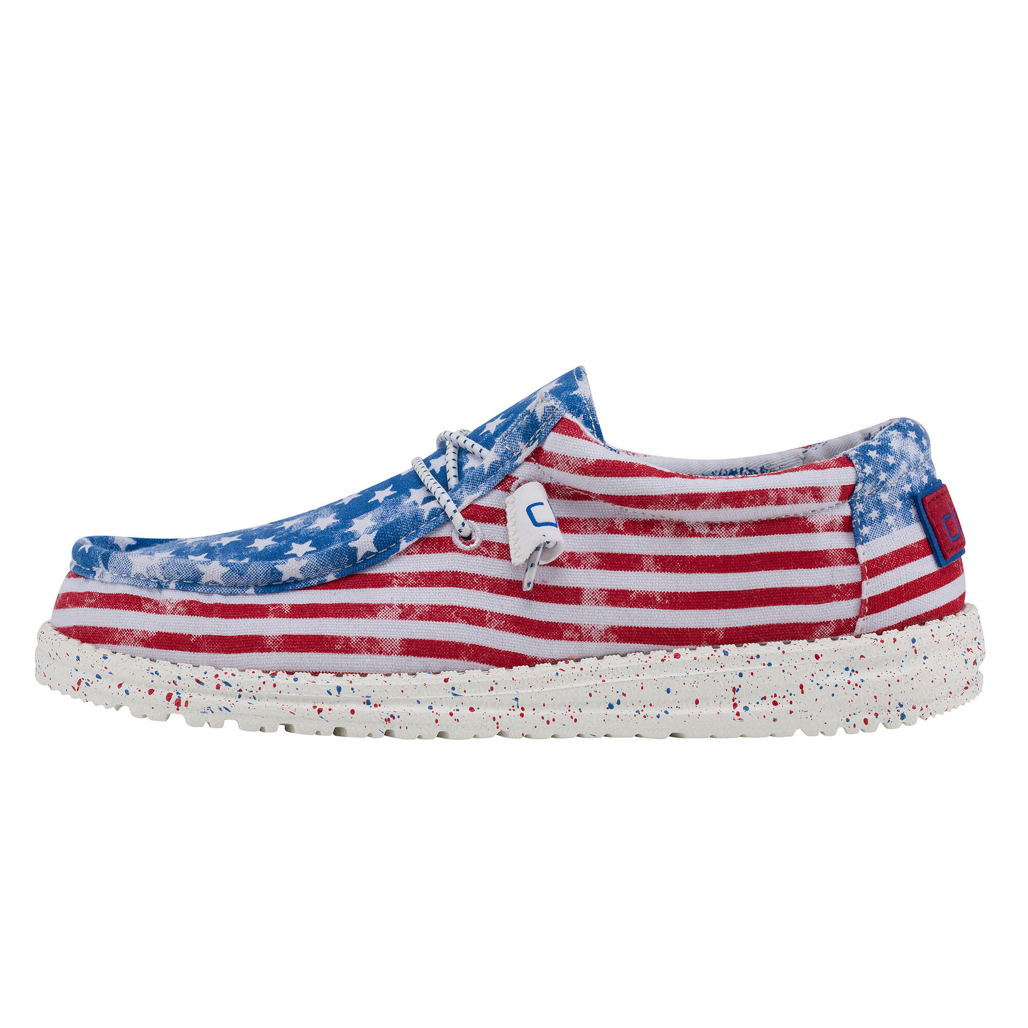 

Мужские патриотические повседневные туфли Wally Hey Dude, Stars N Stripes