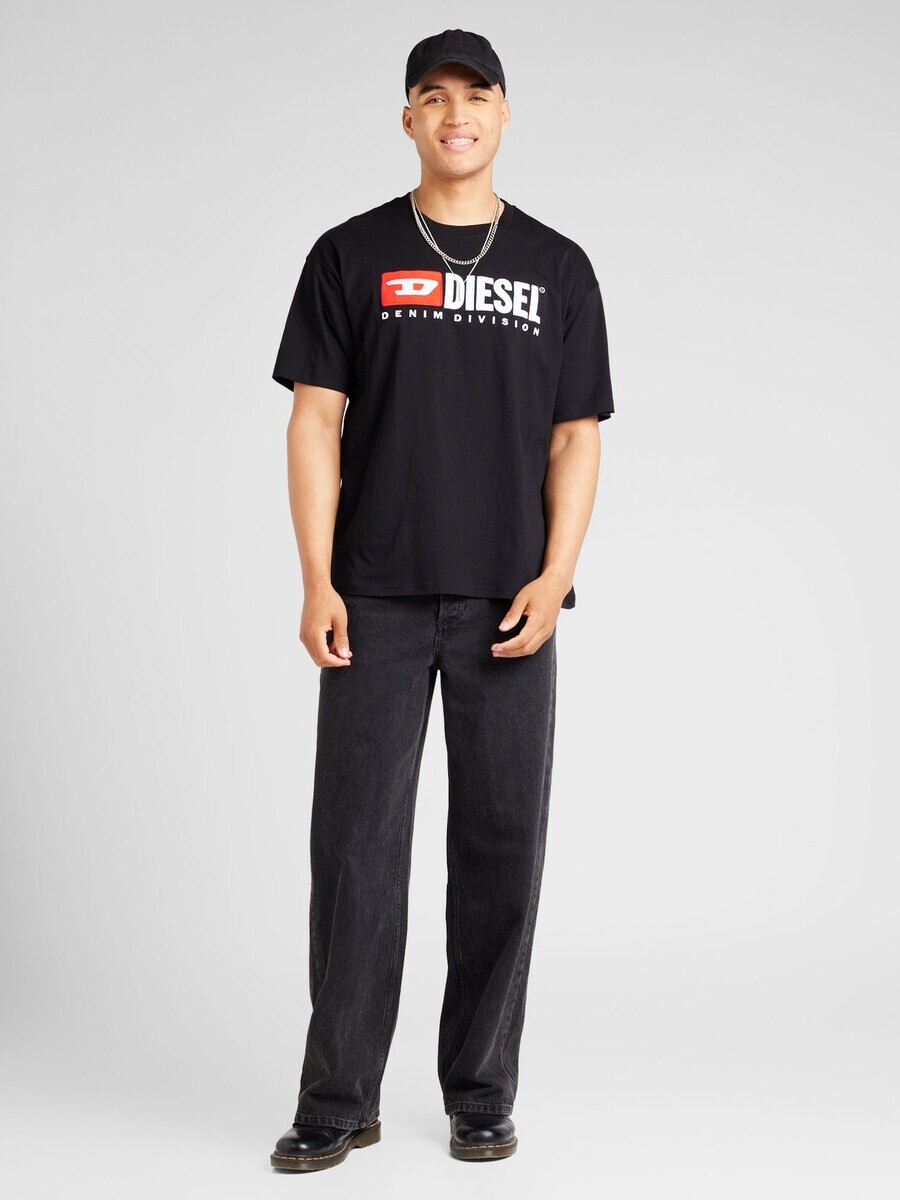 Классическая футболка DIESEL Shirt T-Boxt-Div, черный — фото 4