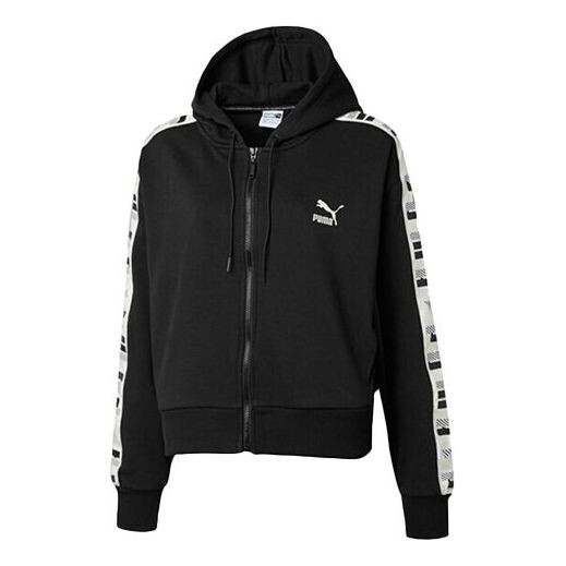 

Куртка knit hooded zipper jacket black Puma, черный