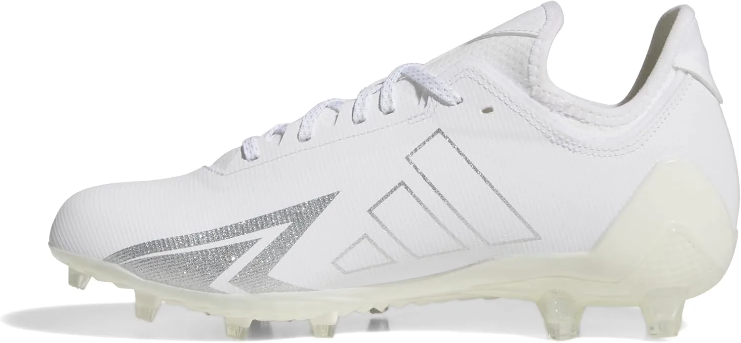 Мужские кроссовки Adidas Adizero Electric.1 для американского футбола, белый/металлик — фото 4