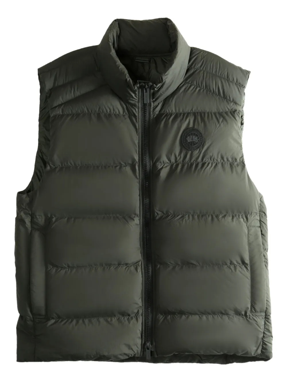 

Стёганый жилет на молнии Canada Goose, зеленый