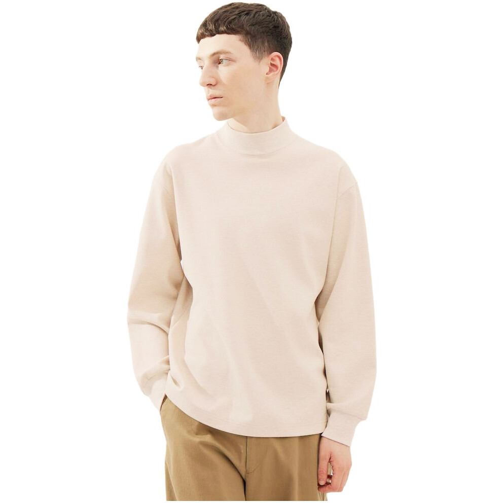 Футболка серии U FW23 унисекс светло-бежевого цвета Uniqlo, светло-бежевый — фото 3