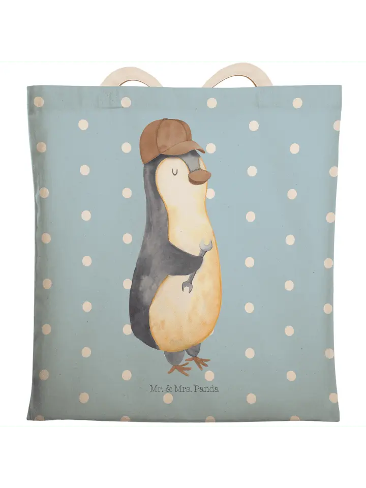 

Шоппер Mr. & Mrs. Panda, цвет blau pastell