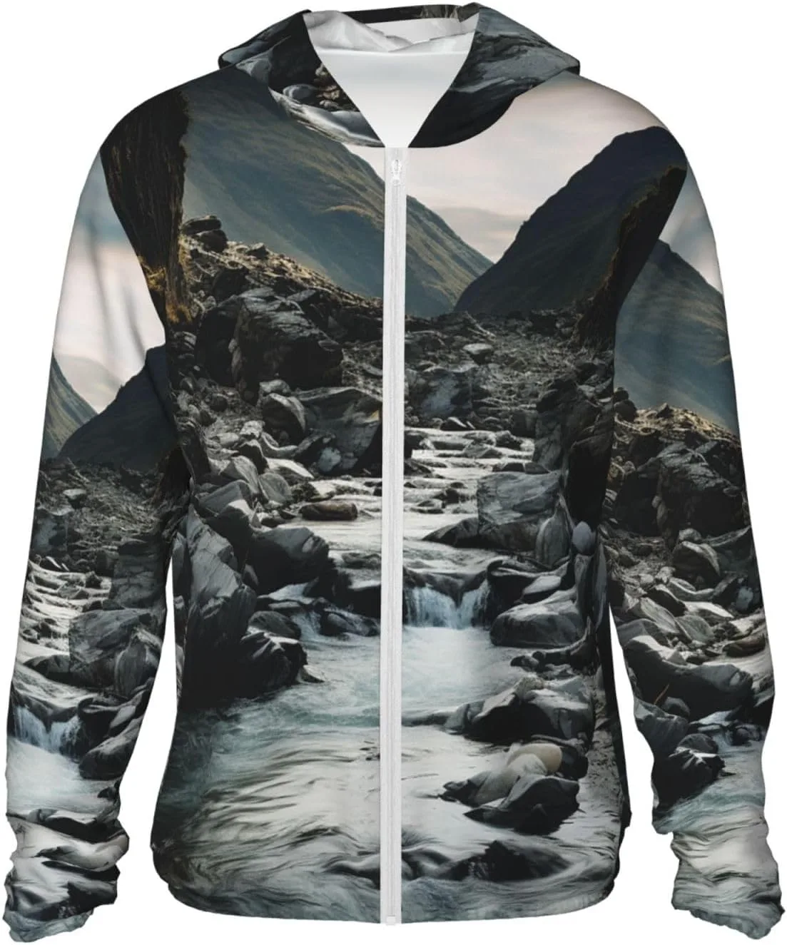 

Мужская толстовка с защитой от солнца UPF 50+ River and Gray Rocks SDTYKHJ