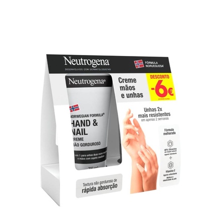 

Крем для рук и ногтей 2x75 мл по специальной цене Neutrogena