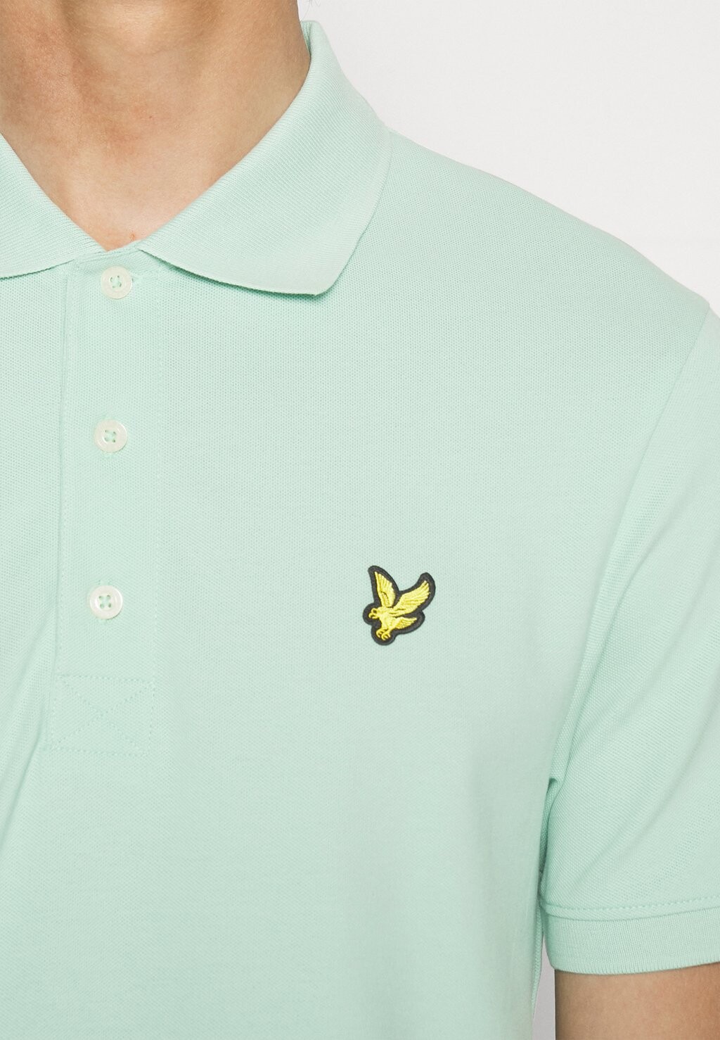 

Рубашка-поло Plain Lyle & Scott, светло-зеленая