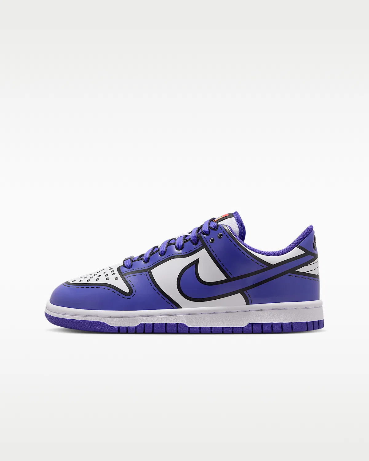 Детские кроссовки Nike Dunk Low x LEGO® Collection, White/Rush Red/Tour Yellow/Bright Concord