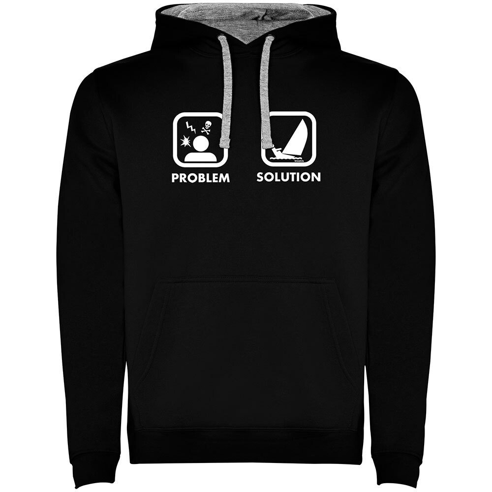 

Худи Kruskis Problem Solution Sail Two-Colour, черный