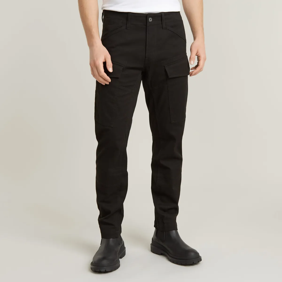 

Брюки-карго G-Star RAW "Rovic Cargo Regular Tapered", черный