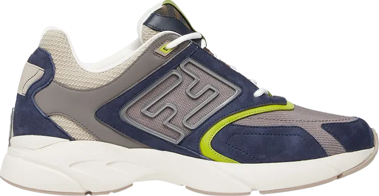 

Кроссовки Fendi Faster Trainer 'Navy Carbon Wasabi', синий