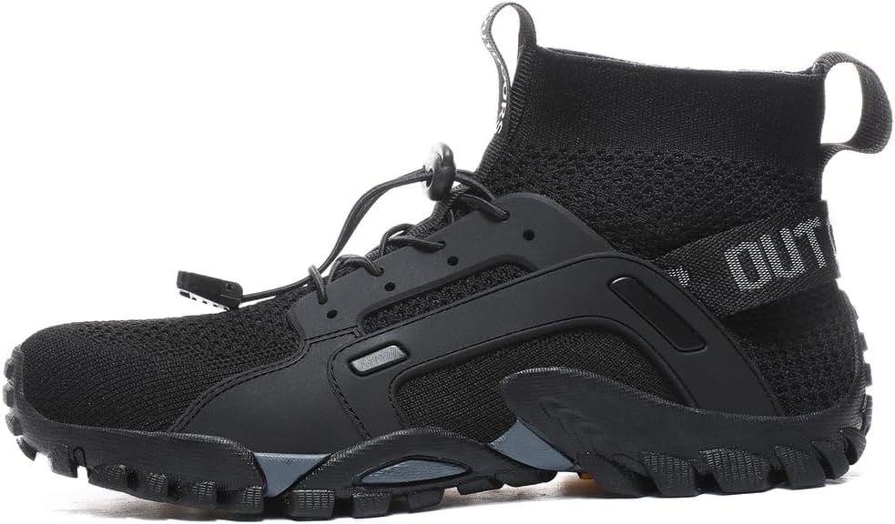 

Мужские быстросохнущие водонепроницаемые сетчатые кроссовки Calceus для активного отдыха, походов и прогулок. Легкие, для активного отдыха на природе, черный