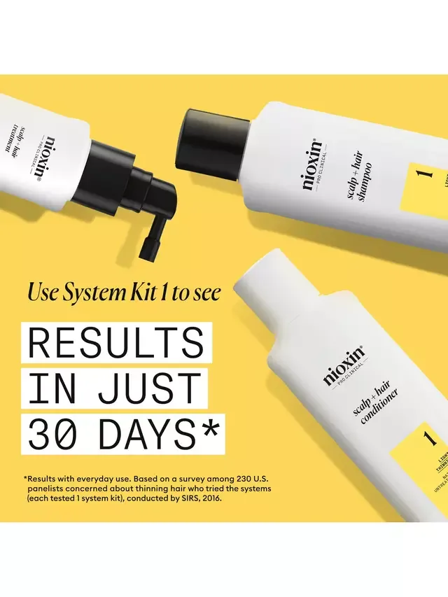 Кондиционер Pro Clinical System 1 для кожи головы и утолщения волос, для натуральных волос с легкой степенью истончения, 300 мл Nioxin — фото 3