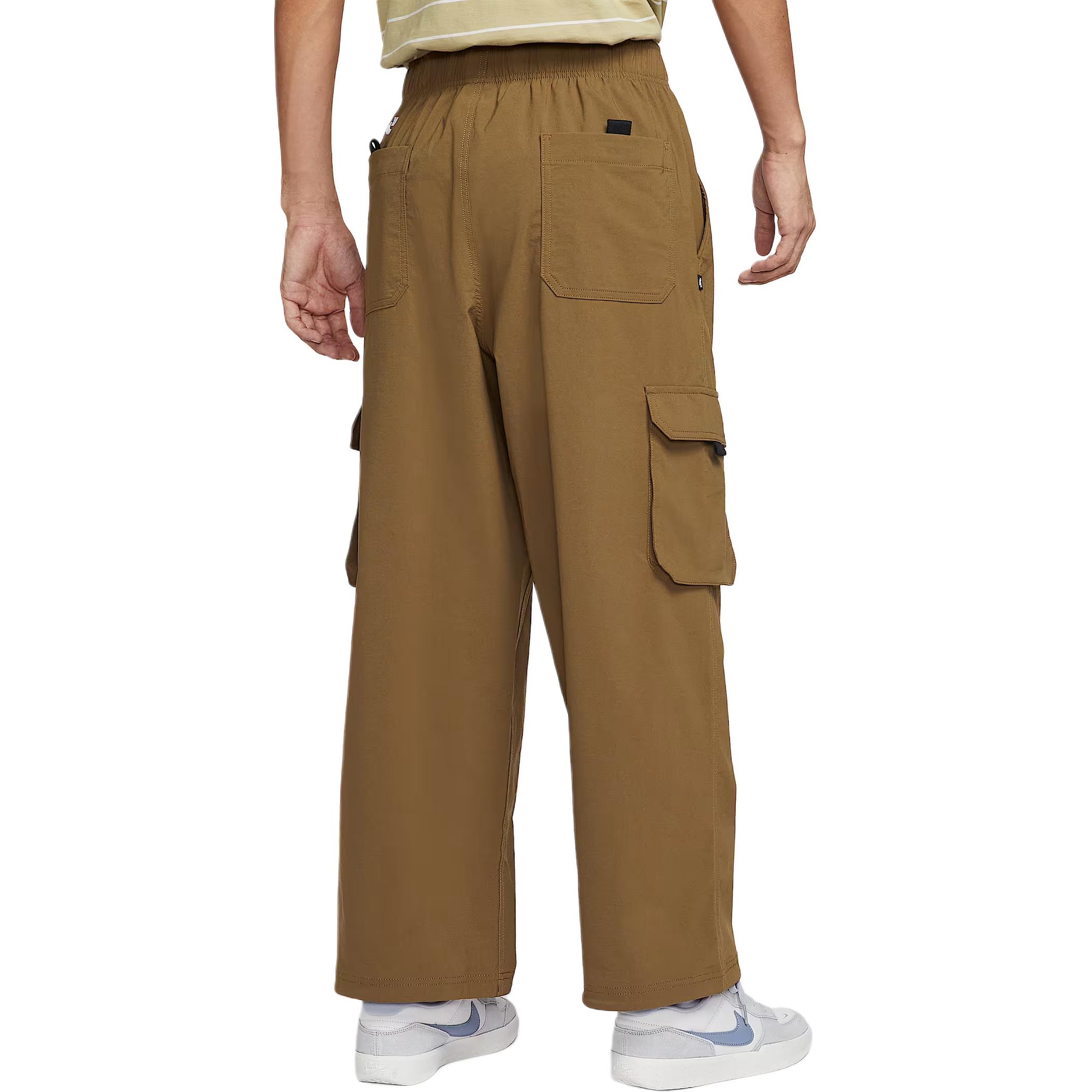Nike Грузовые штаны SB мужские Moss Wood Brown/White — фото 3