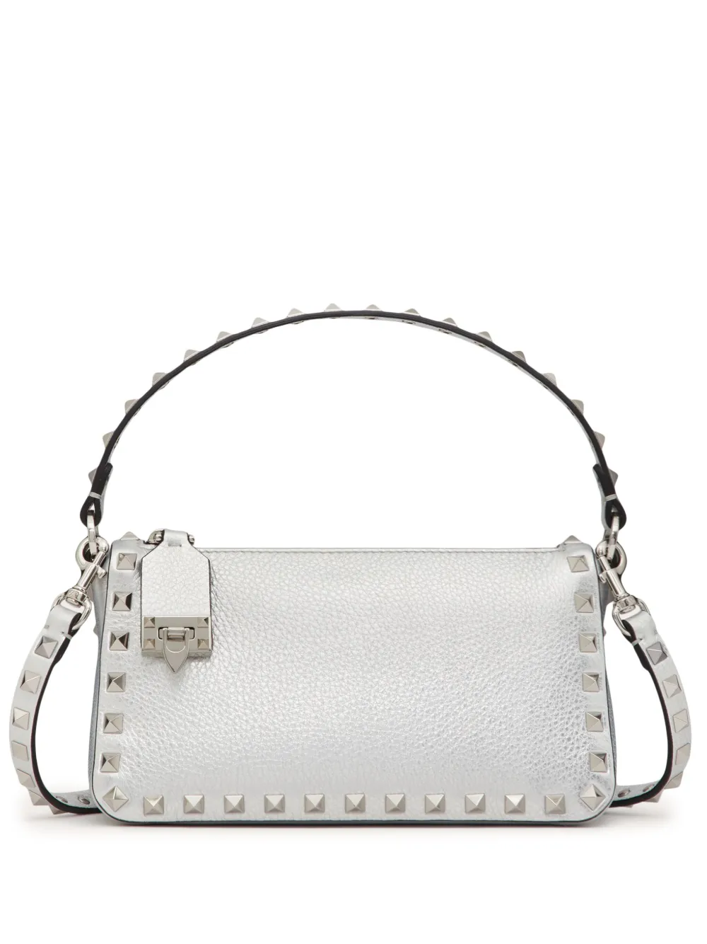

Маленькая сумка через плечо Rockstud VALENTINO GARAVANI, серебряный