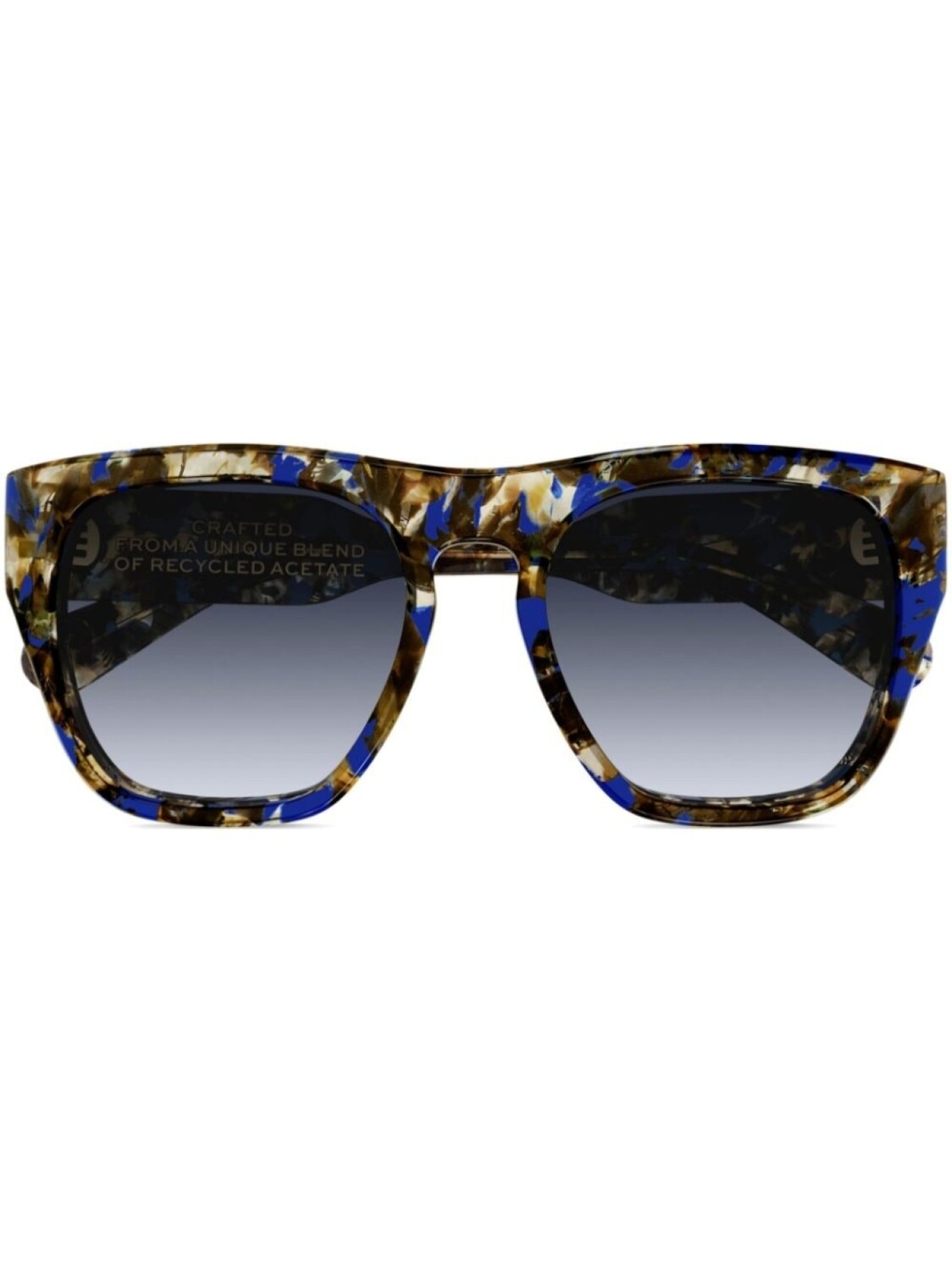 

Chloé Eyewear солнцезащитные очки Gayia в квадратной оправе, синий