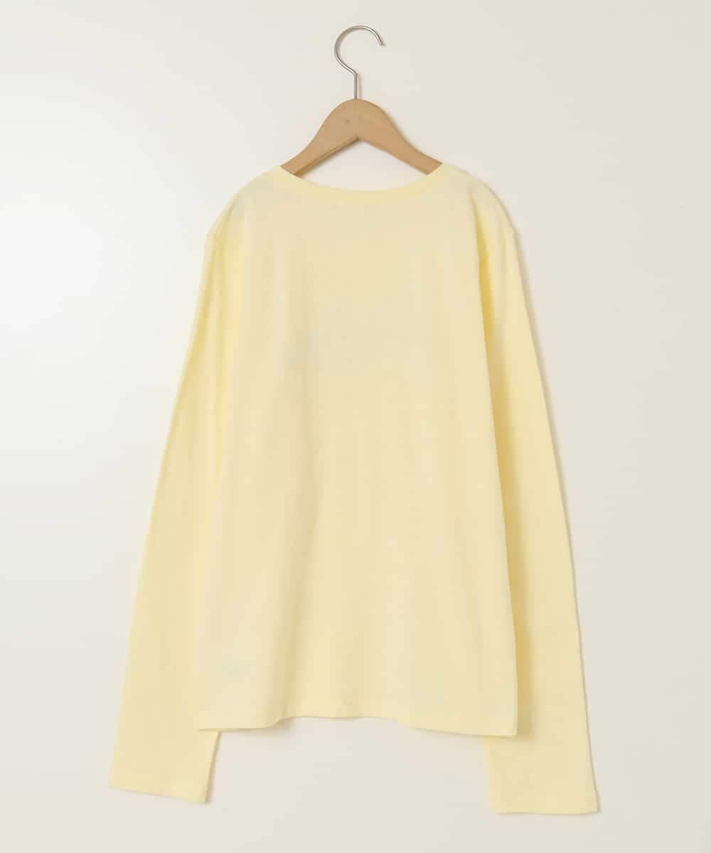 Футболка с длинным рукавом с логотипами разных расцветок A.V.V, Light Yellow — фото 3
