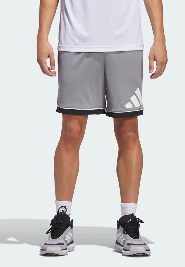 Спортивные шорты badge of sport, 9 дюймов Adidas Performance, Grey Three Black