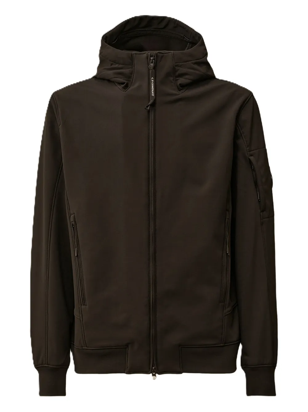 

Куртка на молнии с капюшоном C.P. Company, черный