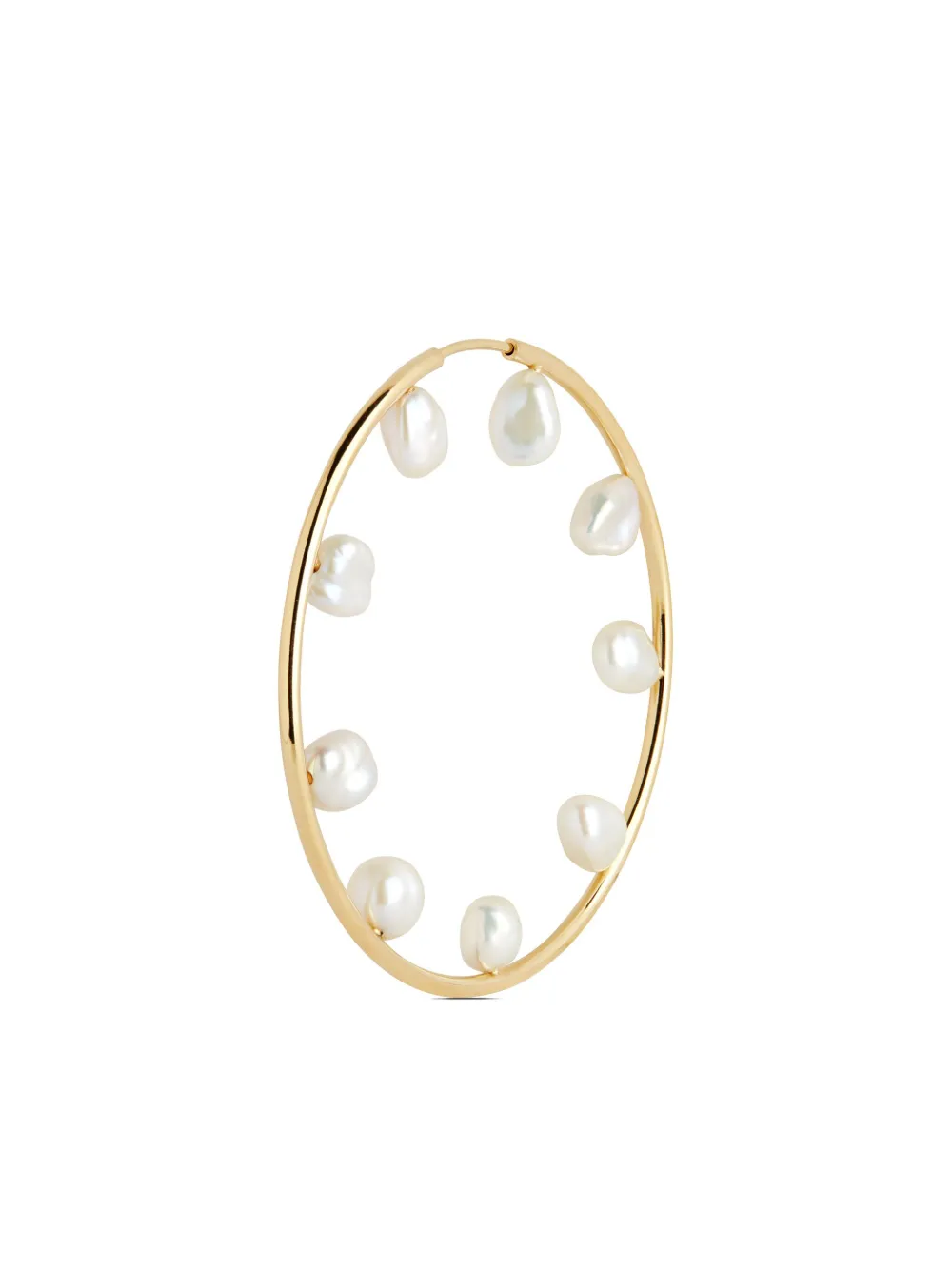

Серьги Baroque Hoop 50 Maria Black, золотой