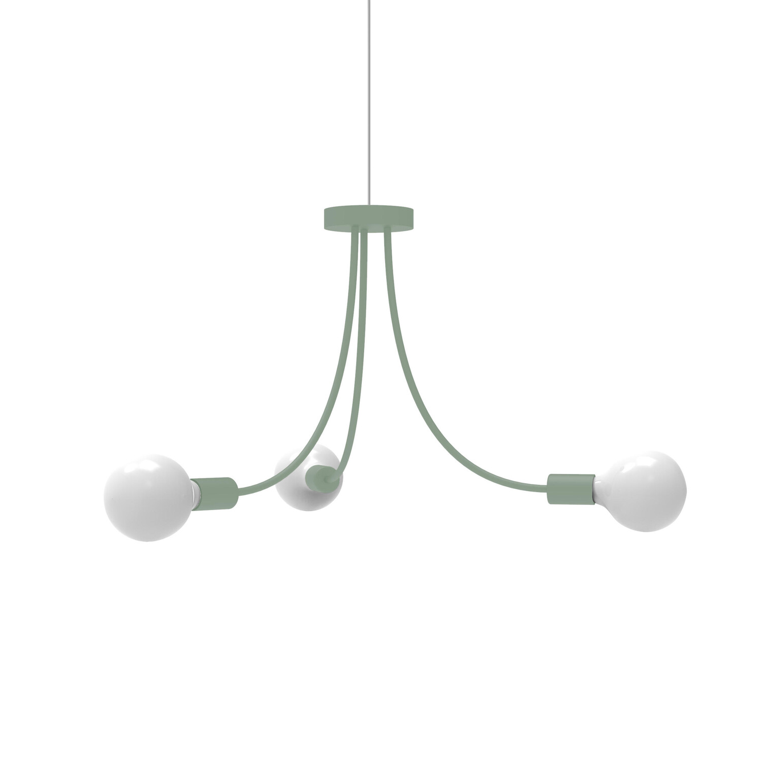 

Подвесной светильник Lumicom, 60x60x40 см, зеленый