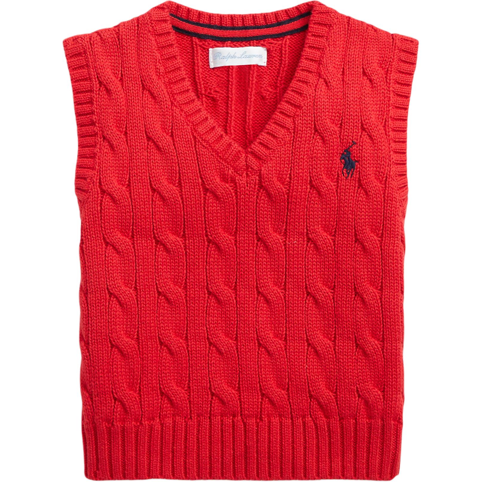 

Свитер для младенцев и малышей Polo Ralph Lauren, красный