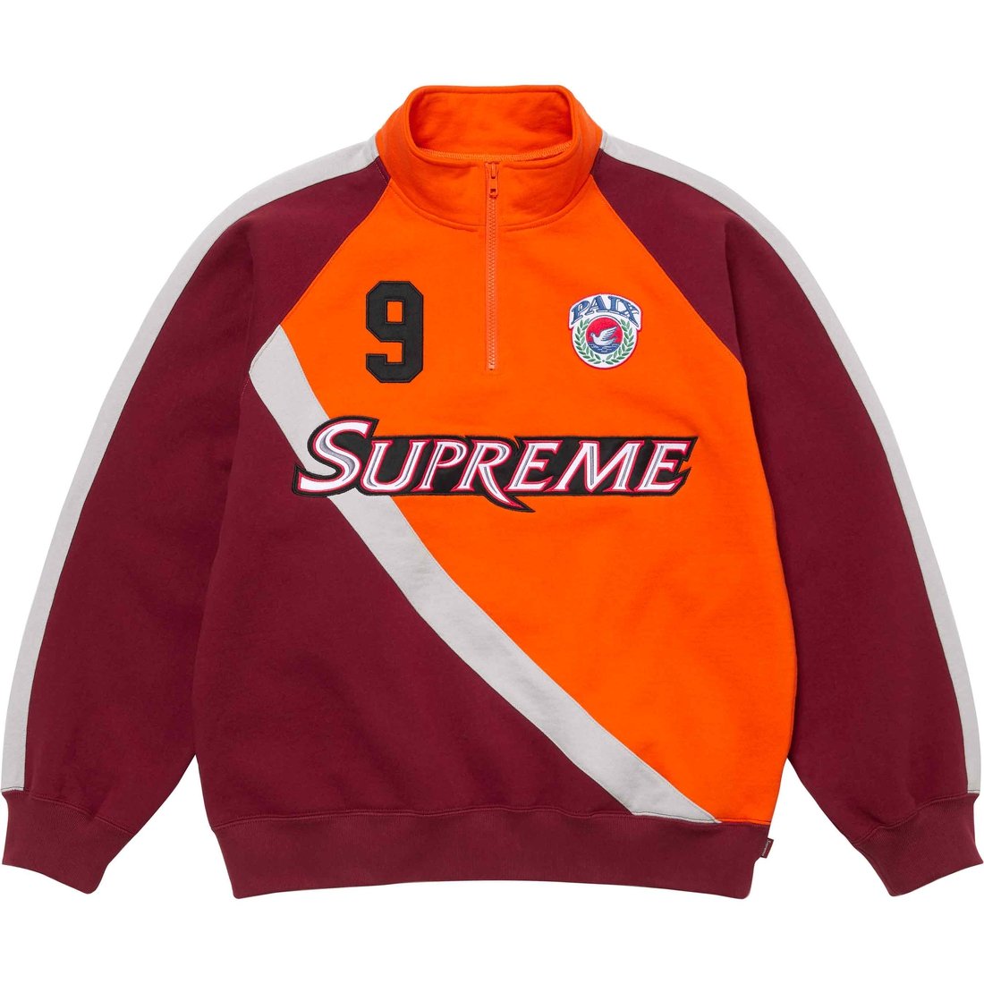 

Куртка Supreme Equipe Half Zip, темно-оранжевый