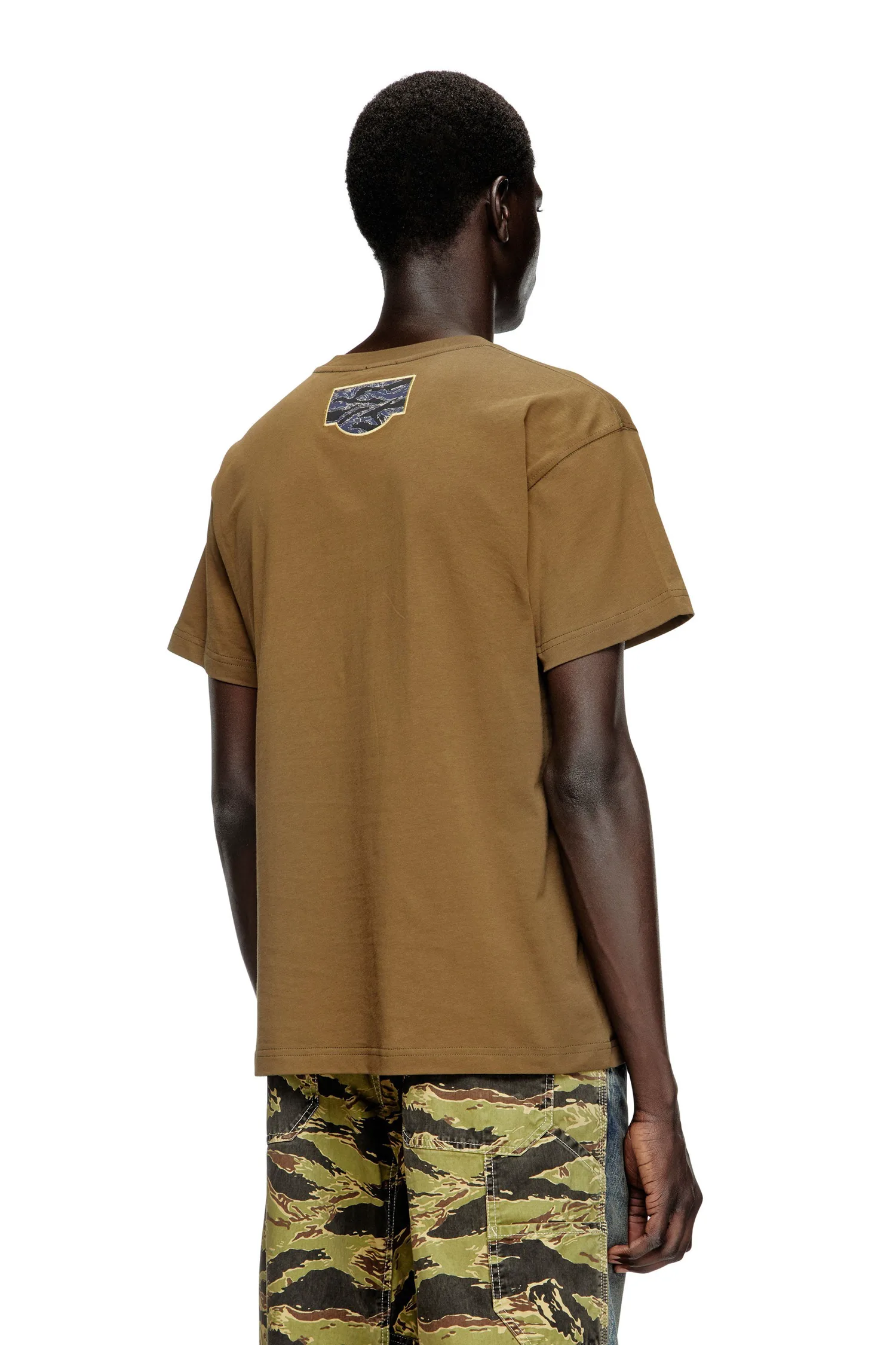 Мужская футболка T-NORM-T3 Diesel, цвет Dark Green