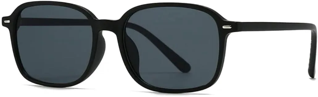 

Винтажные солнцезащитные очки для женщин и мужчин, леопардовый принт, защита от ультрафиолета UV400, панк-стиль, заклепки (C4, матовый черный) TVTBBVV, C4 Matte Black