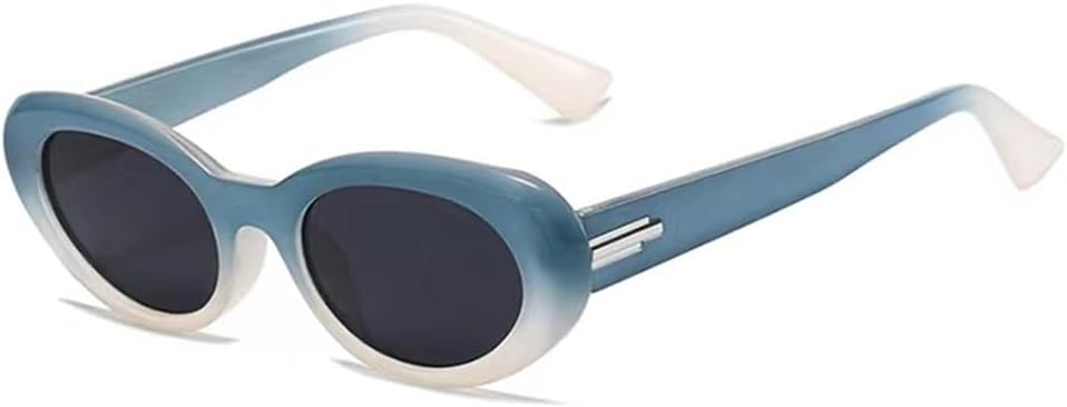 

Овальные солнцезащитные очки с плавным изменением цвета, для женщин и мужчин, с защитой от УФ-излучения UV400, для занятий спортом на открытом воздухе, бега и езды на велосипеде UYPTK, Blue
