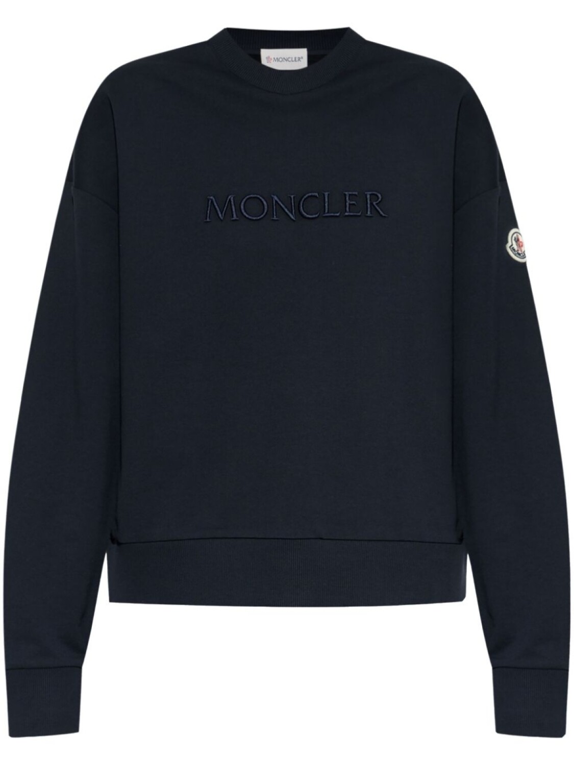 

Толстовка с вышитым логотипом Moncler, синий