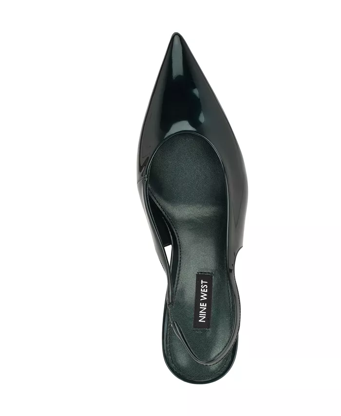 Женские туфли-лодочки Palomma Slingback Stiletto Nine West, синий — фото 4