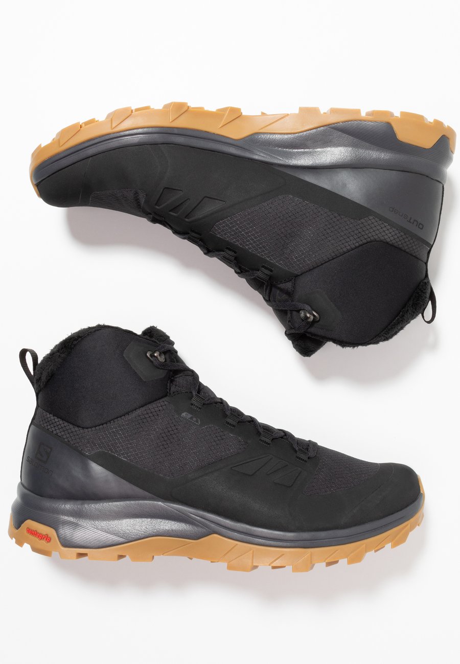 Кроссовки Salomon OUTSNAP CSWP, Black/Ebony/Black — фото 2