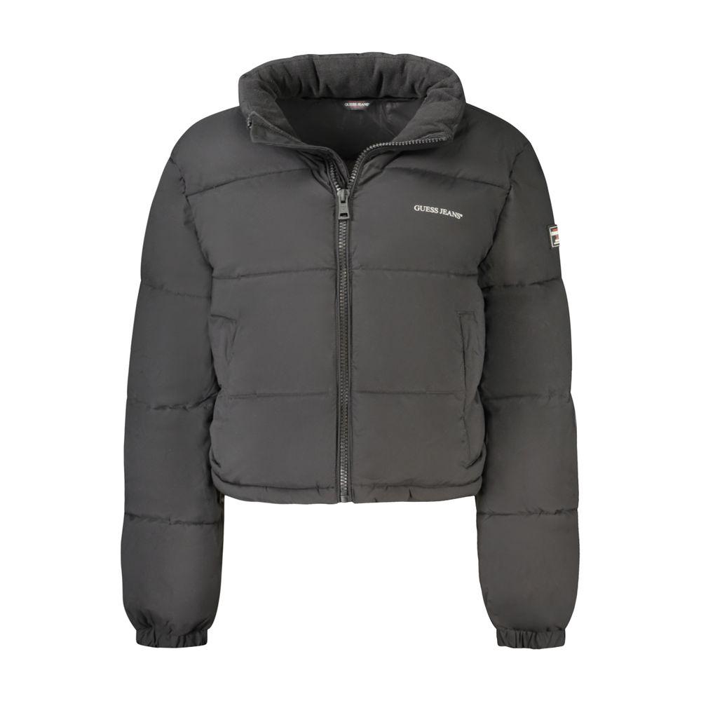 

Черные куртки и пальто из полиэстера Guess Shoes, черный