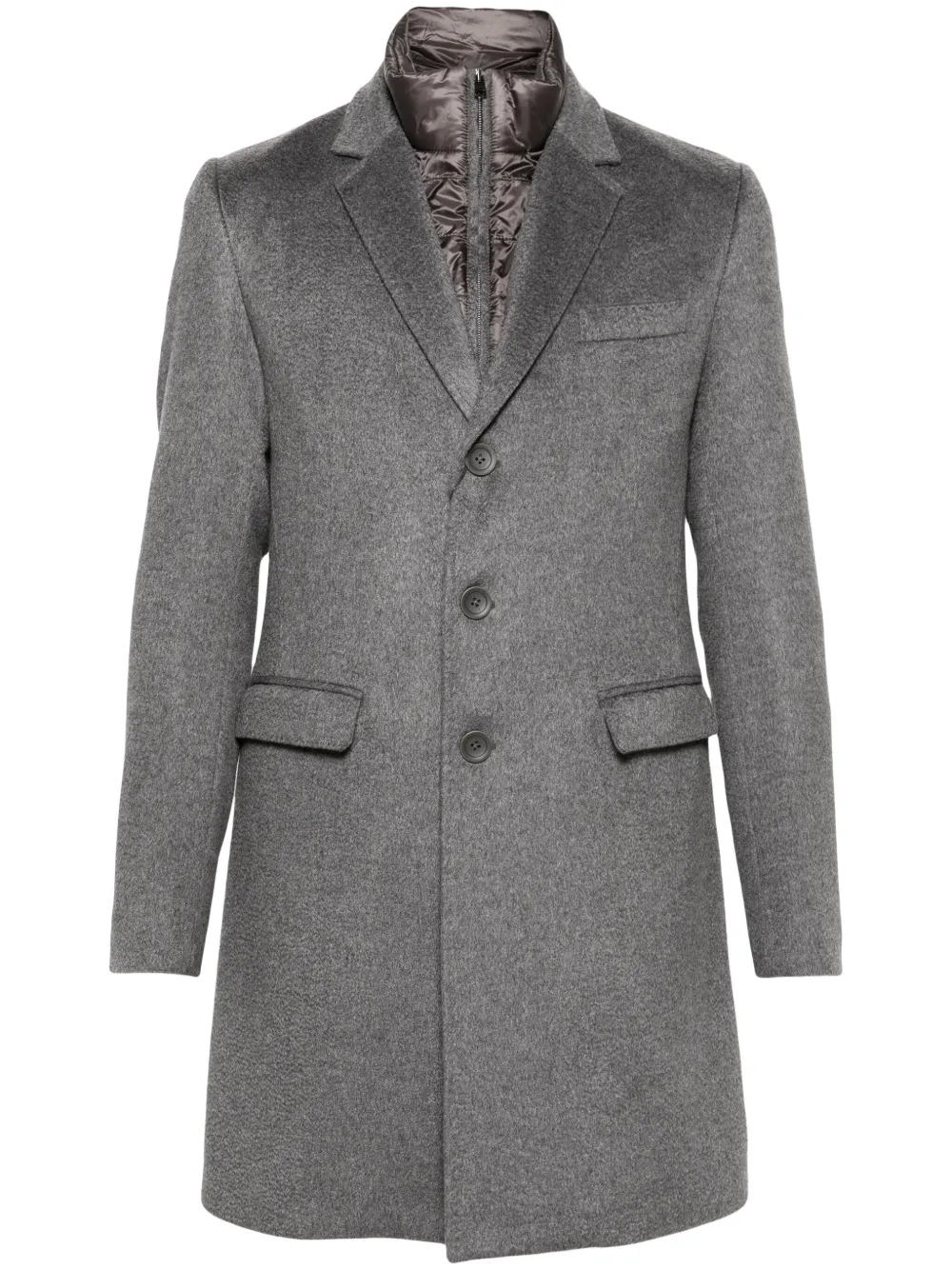 

Многослойное пальто Herno, серый
