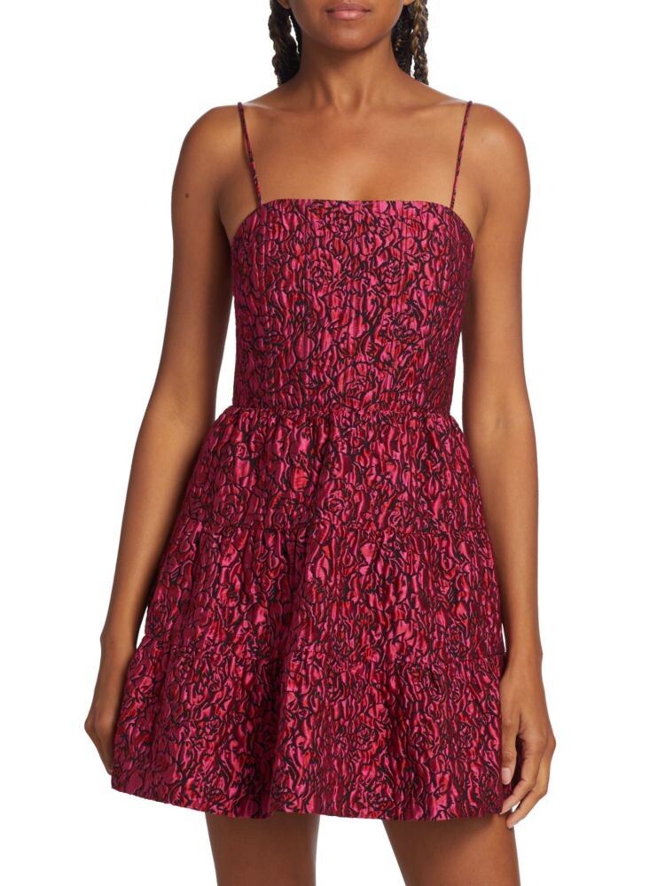 

Расклешенное платье Jamila Alice + Olivia, красный