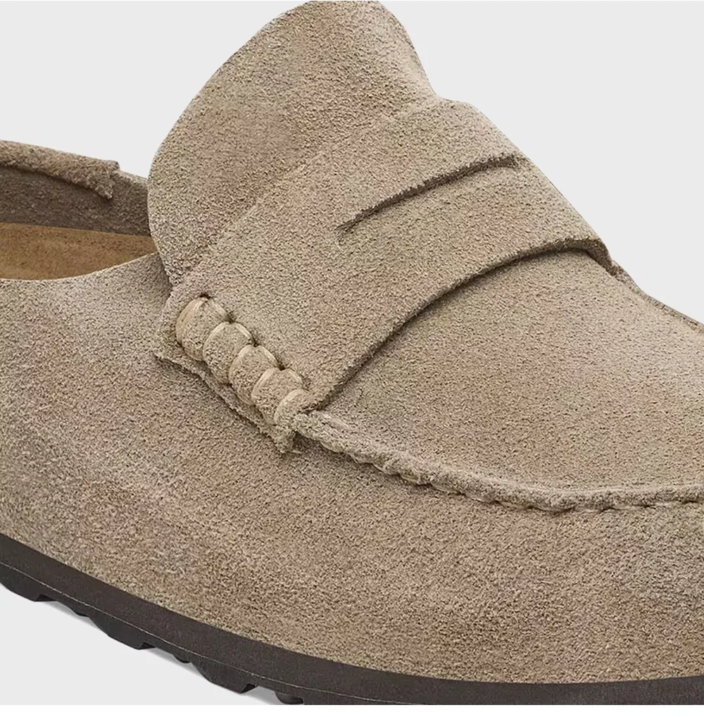 Мужские мокасины Naples Wrap Leve, тауп, от Birkenstock — фото 3