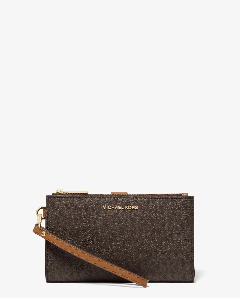 

Женский кошелек с логотипом Michael Michael Kors, темно-коричневый