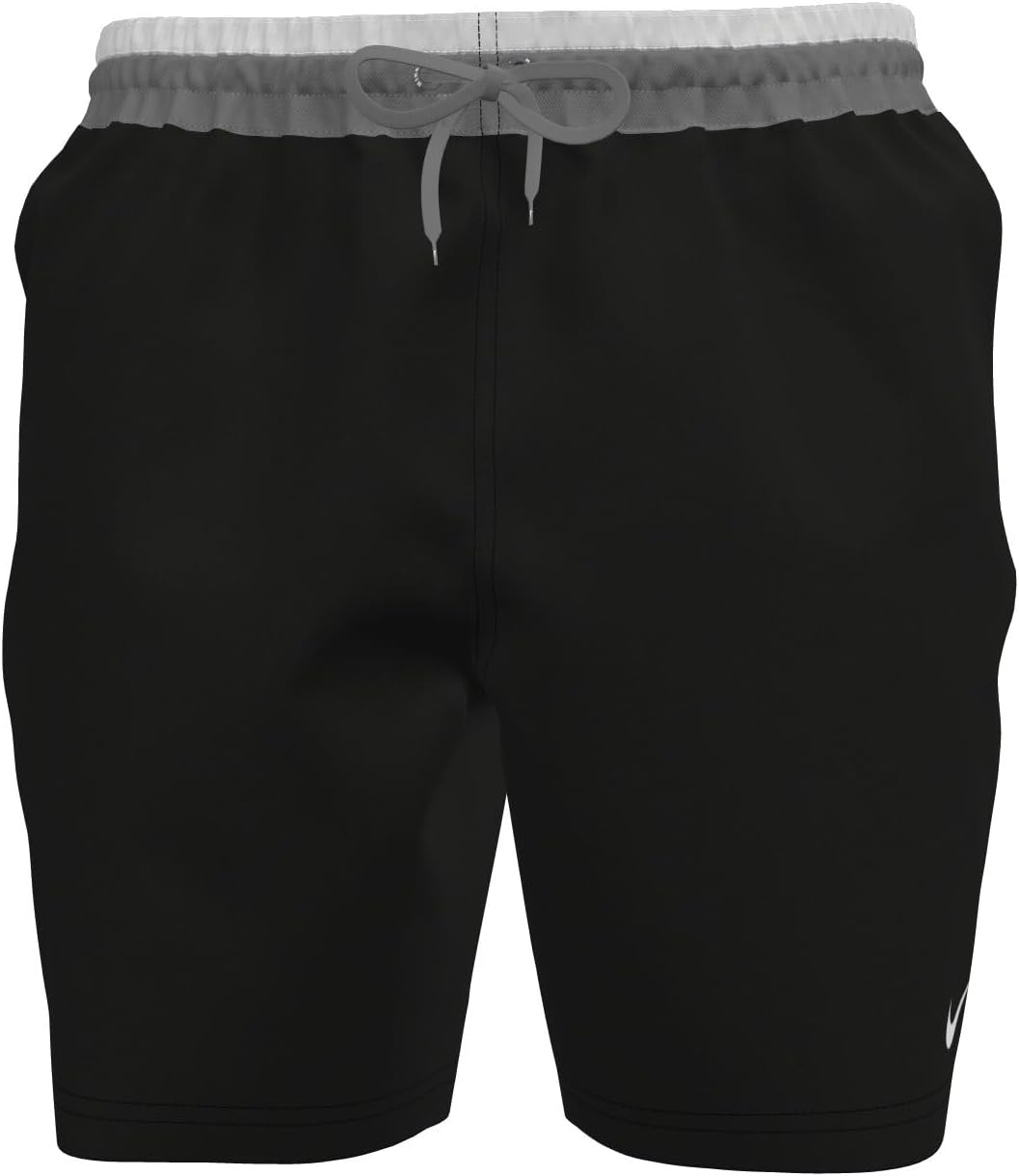 

Плавки Nike Mens Breaker Tipped Waist 7 дюймов Volley, Black
