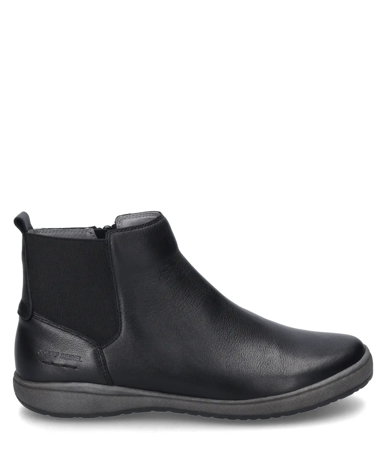 Женские черные кожаные ботинки щиколотки на молнии Josef Seibel Caren 29 — фото 2
