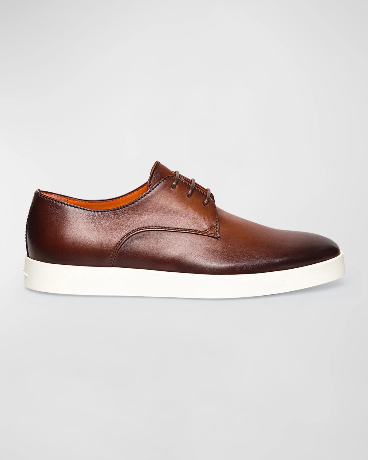 

Мужские кожаные оксфорды Atlantis Santoni, цвет Brown