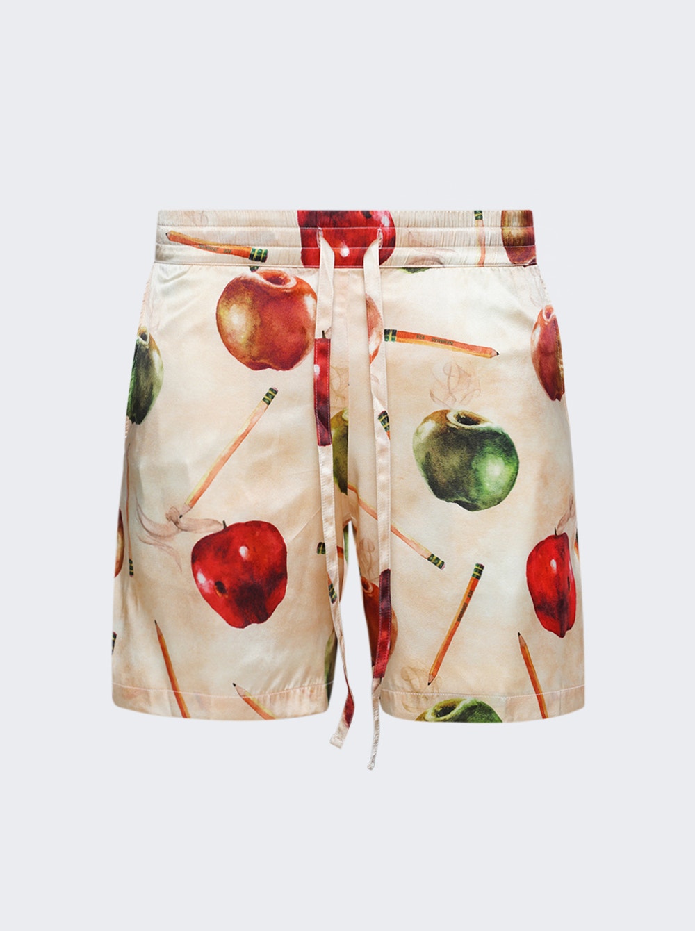

Шорты из шелка Nahmias, цвет apple print