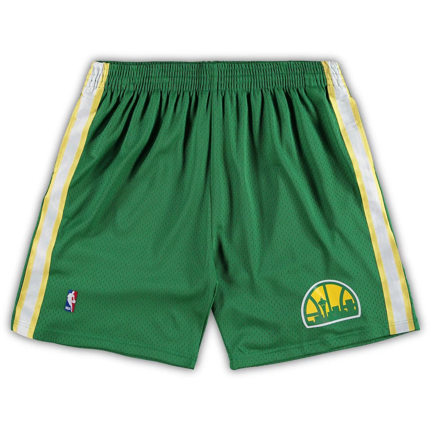 

Мужские шорты Mitchell & Ness Kelly Green Seattle SuperSonics Big & Tall Hardwood Classics Team Swingman