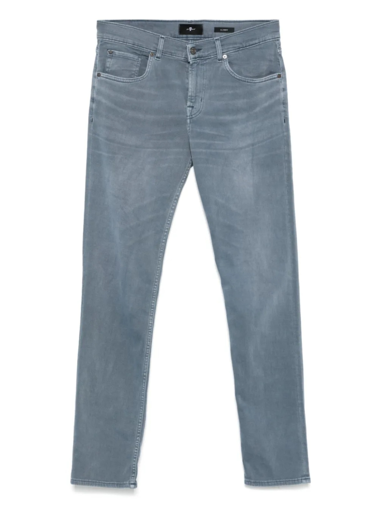 

Узкие джинсы 7 For All Mankind, синий