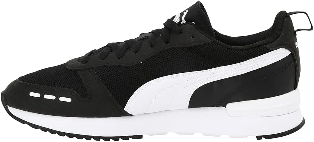 Мужские черные кроссовки Puma R78 — фото 4