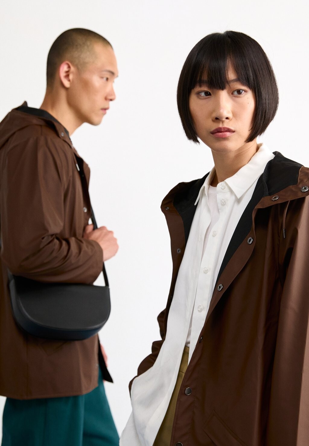

Парка JACKET W3 UNISEX Rains, коричневый