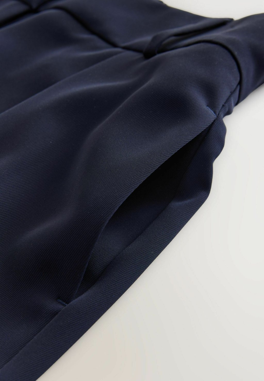Брюки ELASTICATED BACK WIDE PETITE Next, синий — фото 2