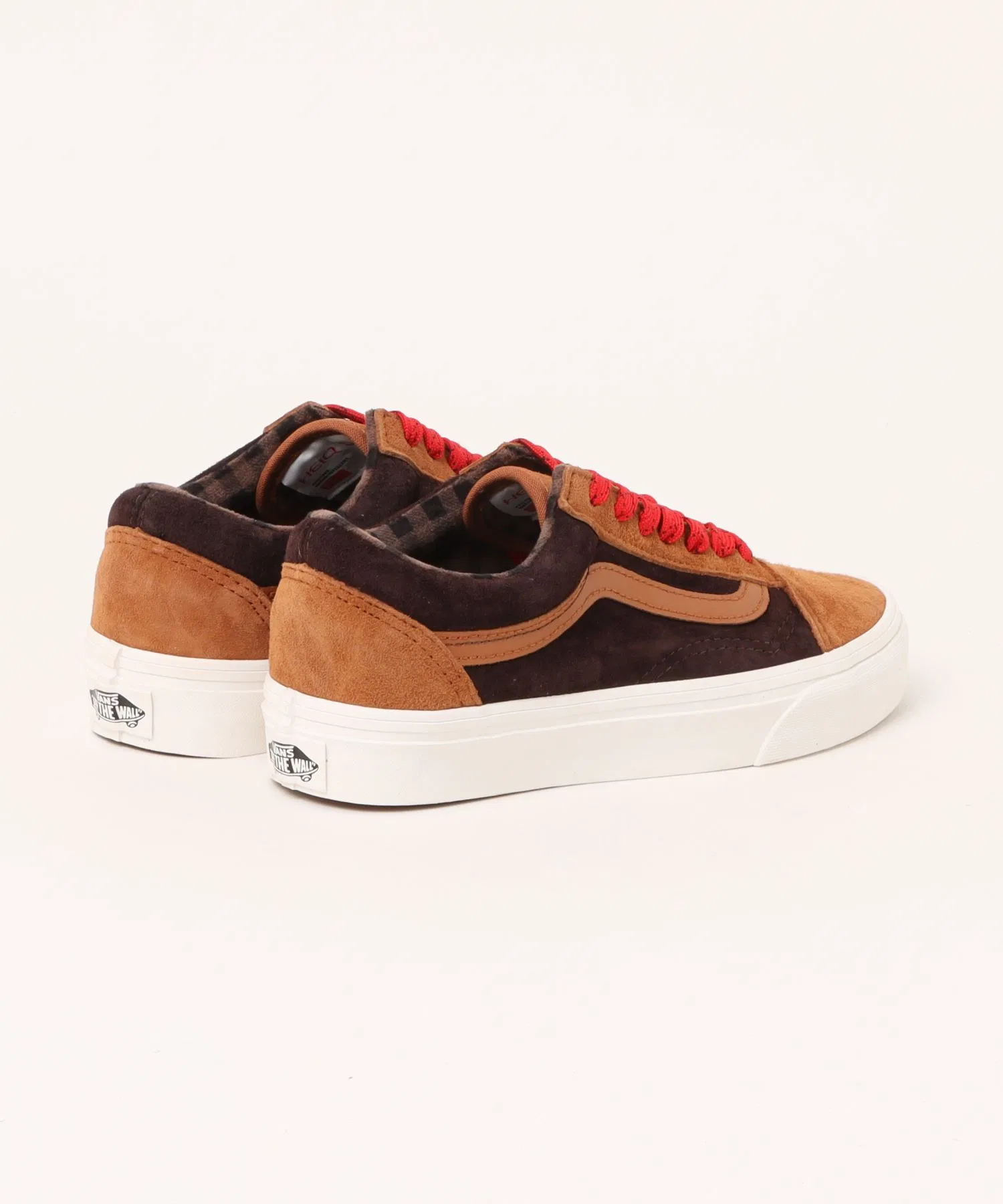 Унисекс кроссовки из натуральной кожи VANS OLD SKOOL PIG SUEDE PLAID разноцветные — фото 2